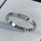 Lumi's LOVE Armband, 6,1 mm, diamantbesetzte Keramik