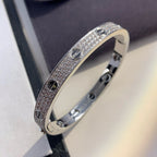 Lumi's LOVE Armband, 6,1 mm, diamantbesetzte Keramik