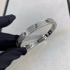 Lumi's LOVE Armband, 6,1 mm, diamantbesetzte Keramik