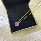 Lumi® CLOVER 15MM LILA VIOLETT HALSKETTE