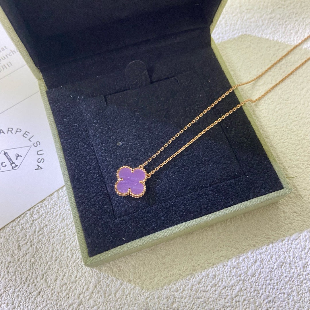 Lumi® CLOVER 15MM LILA VIOLETT HALSKETTE