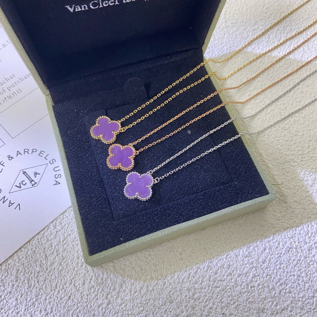Lumi® CLOVER 15MM LILA VIOLETT HALSKETTE