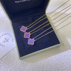 Lumi® CLOVER 15MM LILA VIOLETT HALSKETTE