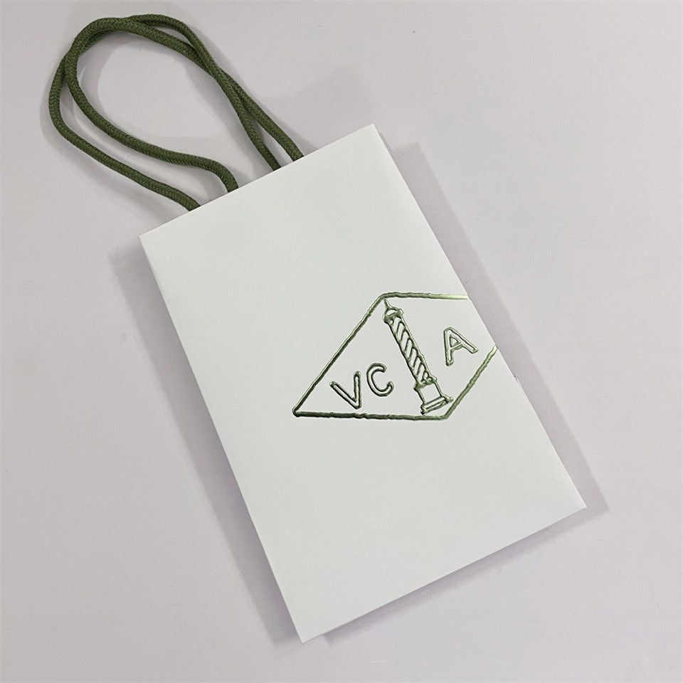 LumiVA Kleeblatt-Armband, Halskette, Ringbox, Geschenktüte
