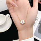 Lumi® Lucky White Mop Pflaumenblüten-Armband