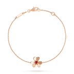 Lumi® FRIVOLE GOLD FLOWER PINK MALACHITE ARMBAND