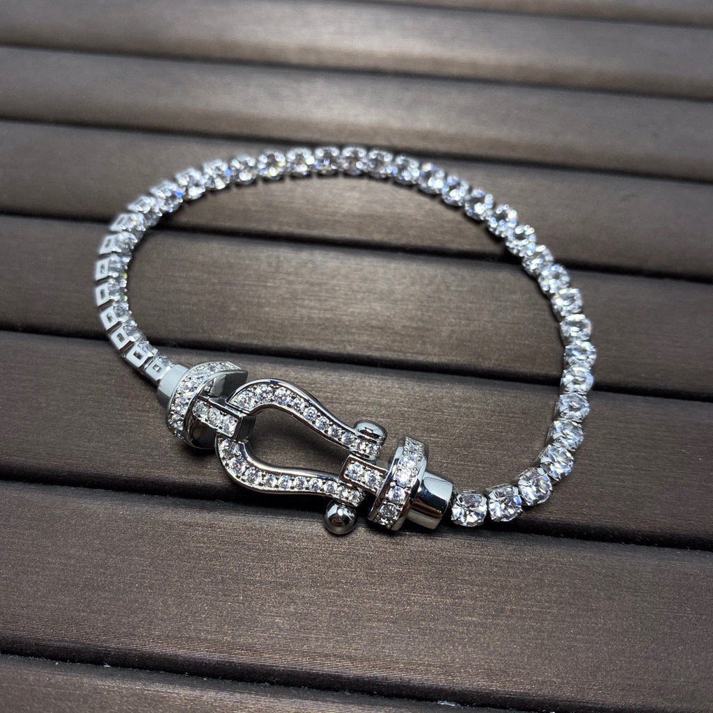 Lumi® FORCE HORSESHOE DIAMOND TENNISARMBAND