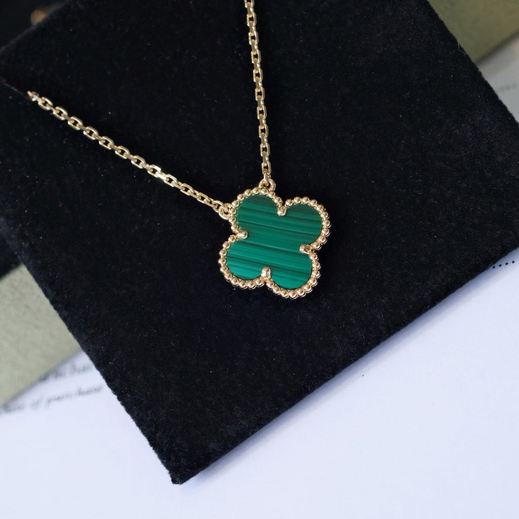 Lumi® CLOVER 15MM MALACHIT EINZELNE BLÜTEN-KETTE