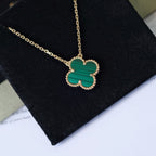 Lumi® CLOVER 15MM MALACHIT EINZELNE BLÜTEN-KETTE