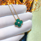 Lumi® CLOVER 15MM DIAMANT-TÜRKIS-KETTE