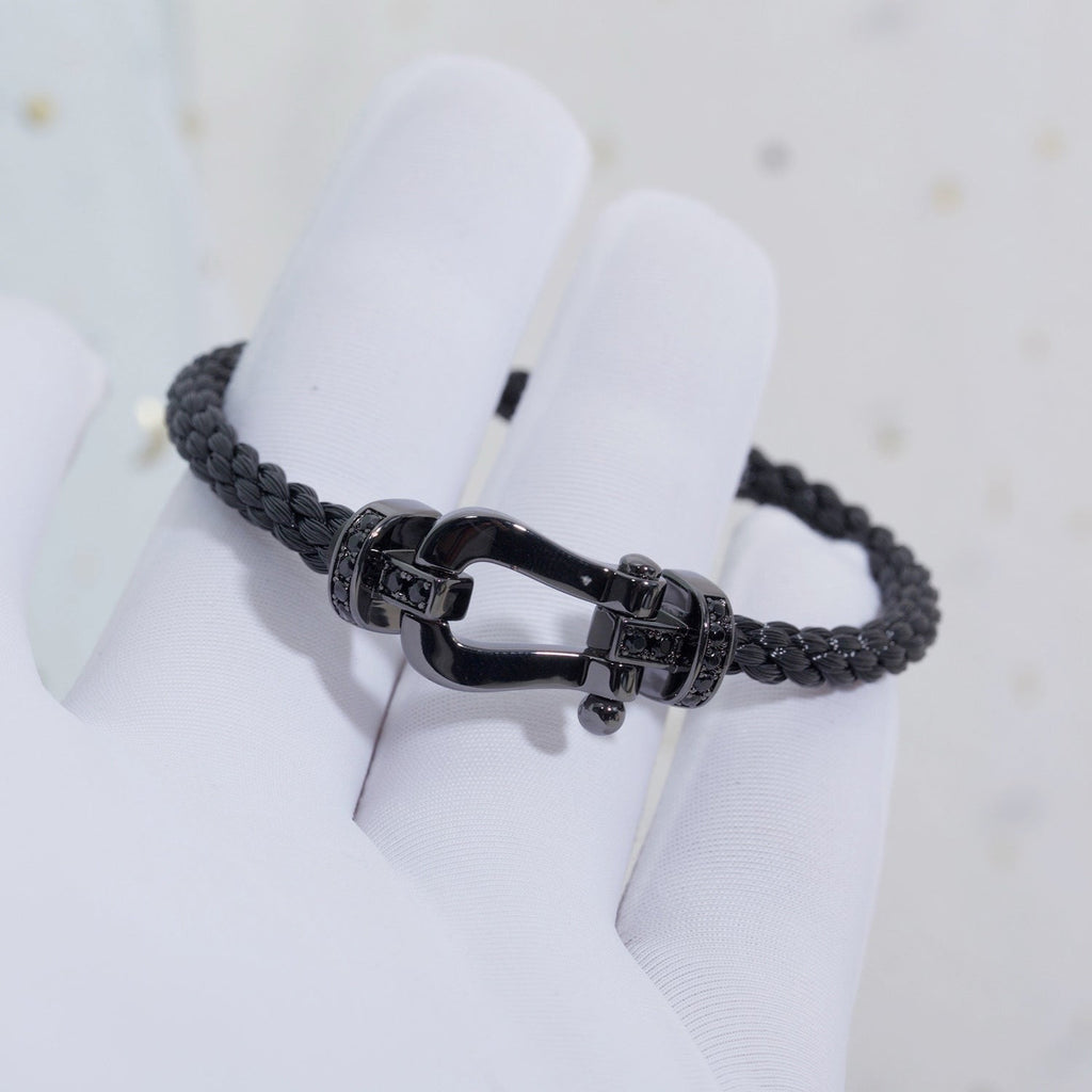®Lumi¡¯FORCE GROSSE SERIE HUFEISENSCHWARZES SAMURAI-ARMBAND