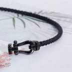 ®Lumi¡¯FORCE GROSSE SERIE HUFEISENSCHWARZES SAMURAI-ARMBAND