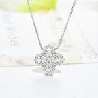 ¡®Lumi¡¯LOOP-HALSKETTE MIT VOLLSTÄNDIGEM DIAMANTMOTIV, 16 MM, MEHRERE FARBEN