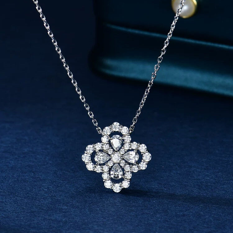¡®Lumi¡¯LOOP-HALSKETTE MIT VOLLSTÄNDIGEM DIAMANTMOTIV, 16 MM, MEHRERE FARBEN