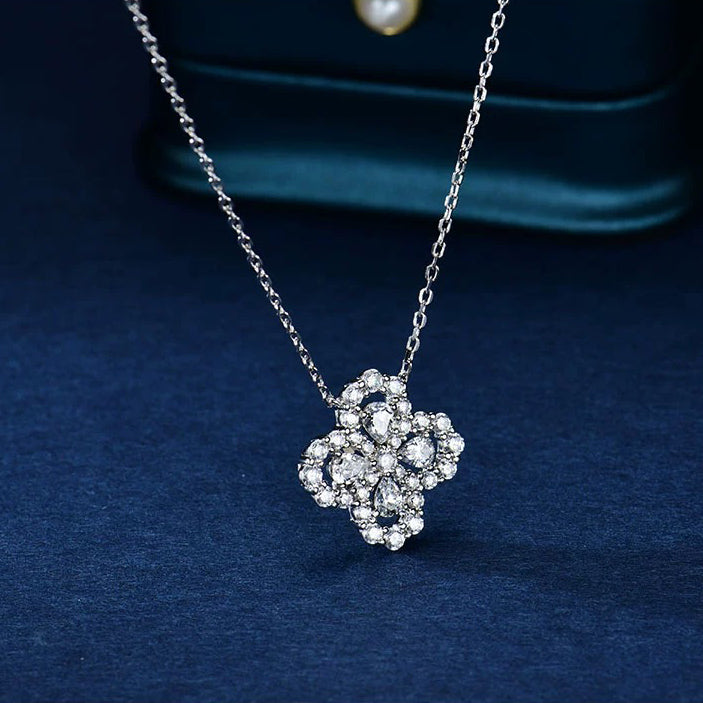 ¡®Lumi¡¯LOOP-HALSKETTE MIT VOLLSTÄNDIGEM DIAMANTMOTIV, 16 MM, MEHRERE FARBEN