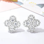 Lumi® Loop-Ohrringe mit Vollmotiv-Diamant, 16 mm