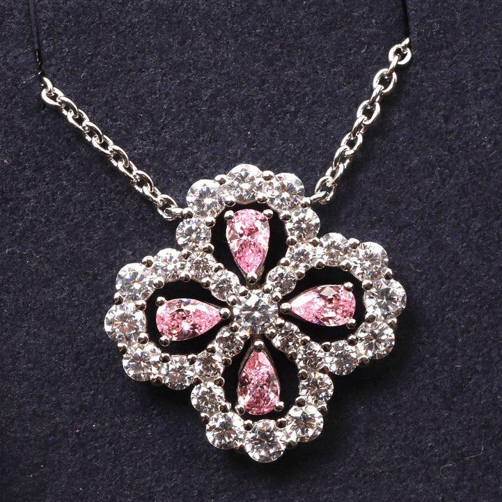 ¡®Lumi¡¯LOOP-HALSKETTE MIT VOLLSTÄNDIGEM DIAMANTMOTIV, 16 MM, MEHRERE FARBEN