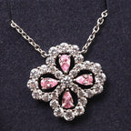 ¡®Lumi¡¯LOOP-HALSKETTE MIT VOLLSTÄNDIGEM DIAMANTMOTIV, 16 MM, MEHRERE FARBEN