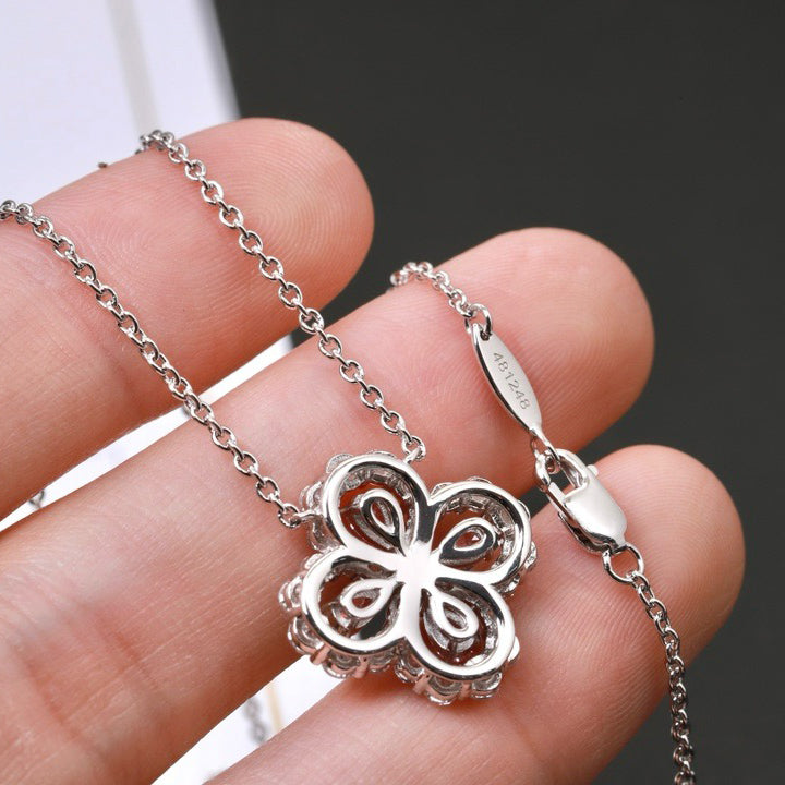 ¡®Lumi¡¯LOOP-HALSKETTE MIT VOLLSTÄNDIGEM DIAMANTMOTIV, 16 MM, MEHRERE FARBEN