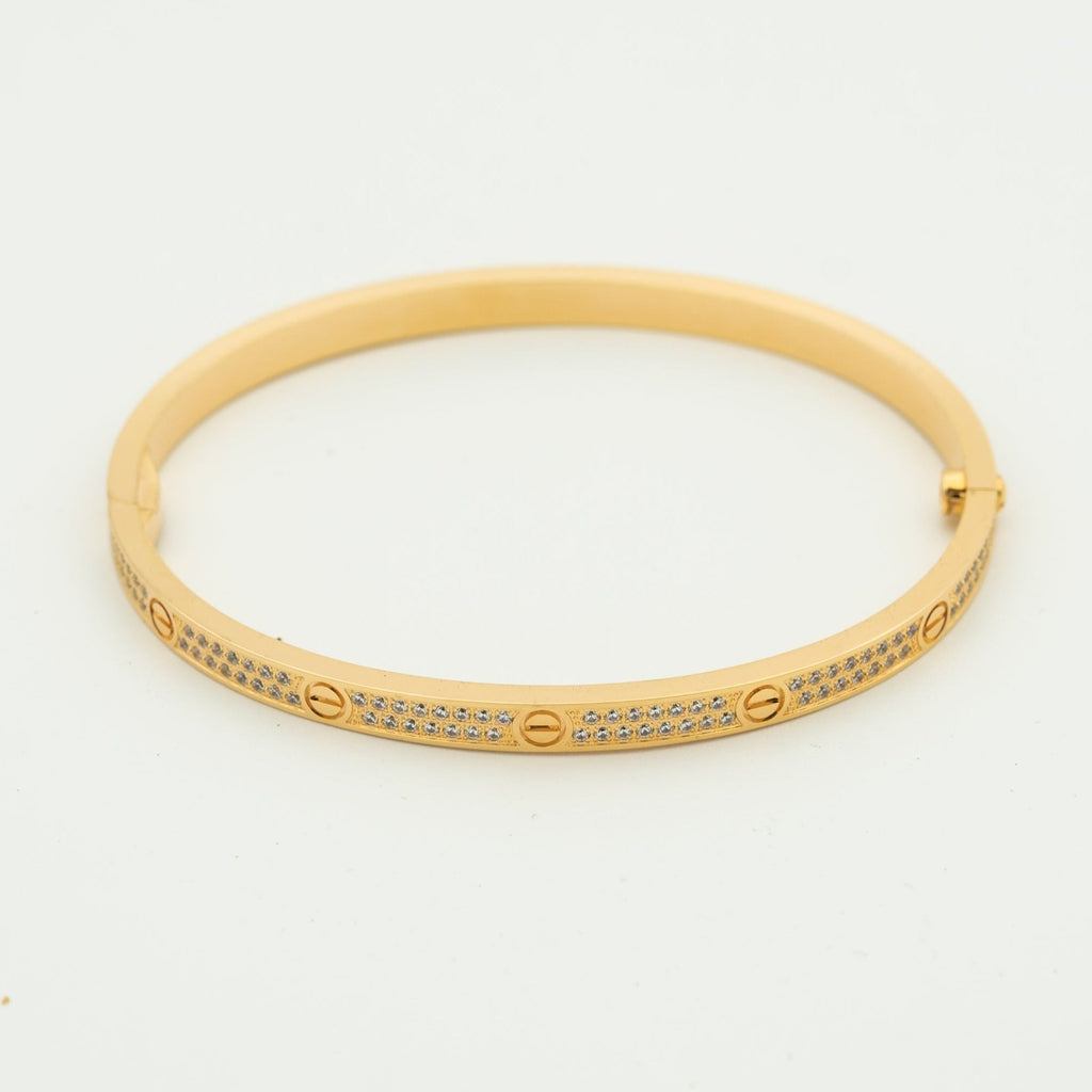 Lumi's LOVE Armband, 3,65 mm, diamantbesetzt