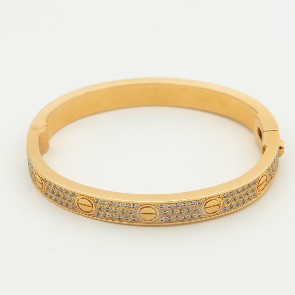 Lumi's LOVE Armband, 6,1 mm, diamantbesetzt 