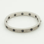 Lumi's LOVE Armband, 6,1 mm, diamantbesetzte Keramik
