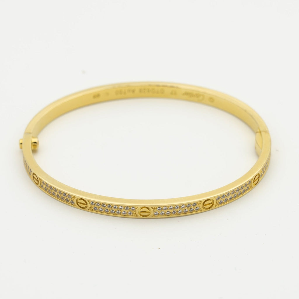 Lumi's LOVE Armband, 3,65 mm, diamantbesetzt