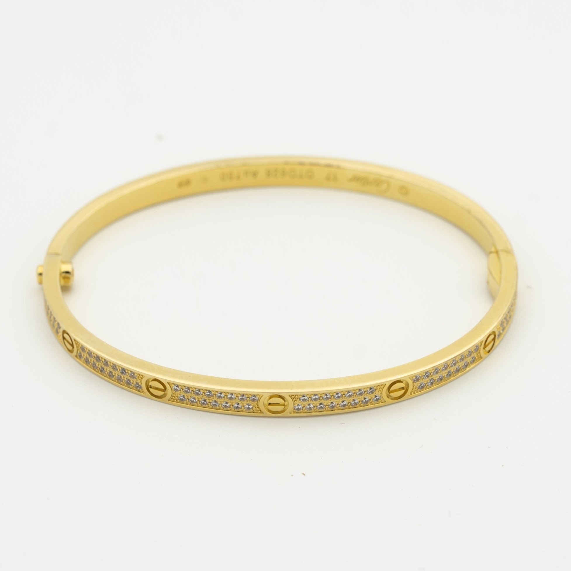 Lumi's LOVE Armband, 3,65 mm, diamantbesetzt