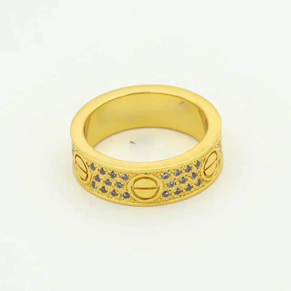 Lumi® LOVE RING, 5,5 MM DIAMANTEN PAVED