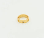 Lumi® LOVE RING 5,5 MM 3 DIAMANTEN GOLD