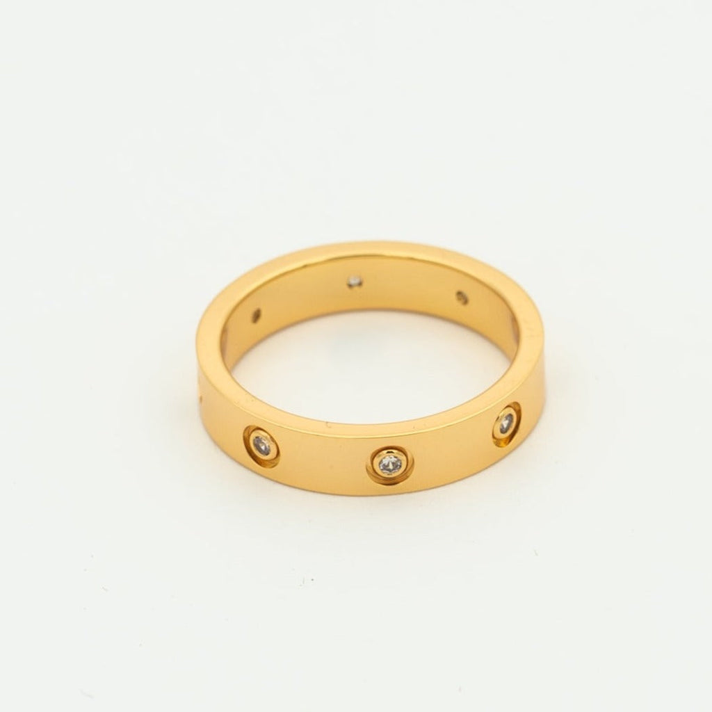 Lumi® LOVE RING 3,6 MM 8 DIAMANTEN