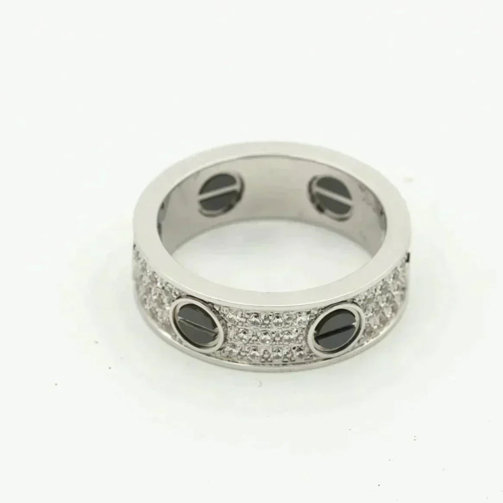 Lumi® LOVE RING, 5,5 MM DIAMANTEN, PAVED KERAMIK