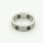 Lumi® LOVE RING, 5,5 MM DIAMANTEN, PAVED KERAMIK