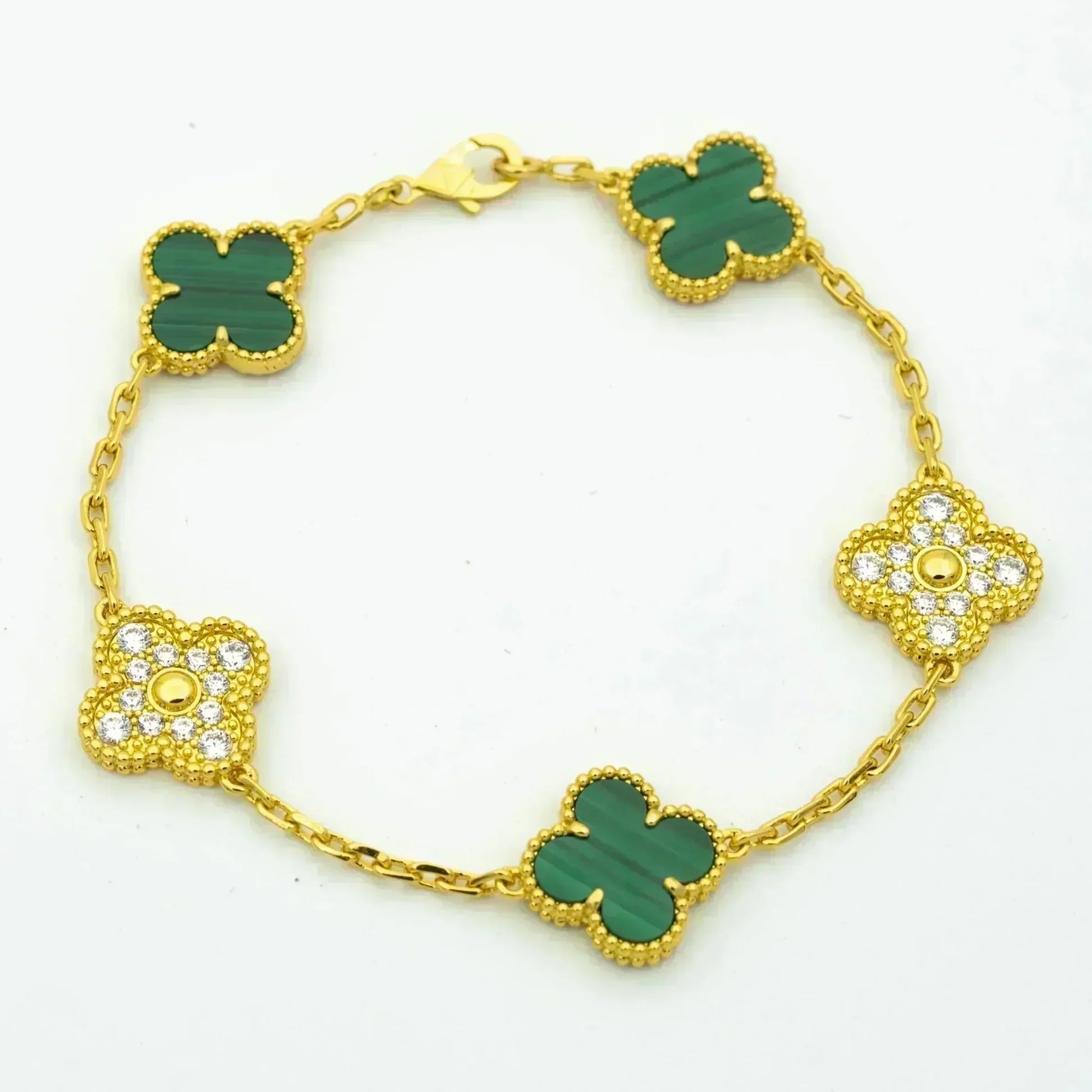 [Lumi] Neue Armbandkollektion „Clover 5 Motiv Malachit“