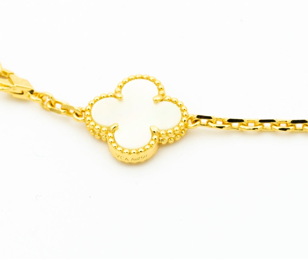 Lumi® Kleeblatt-Armband mit 5 Motiven, Onyx-Motiv