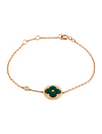 Lumi's Sun Malachit-Armband mit 1 Diamanten in Roségold