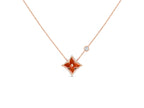 ¡®Lumi¡¯Sternkette, Roségold, 1 Diamant