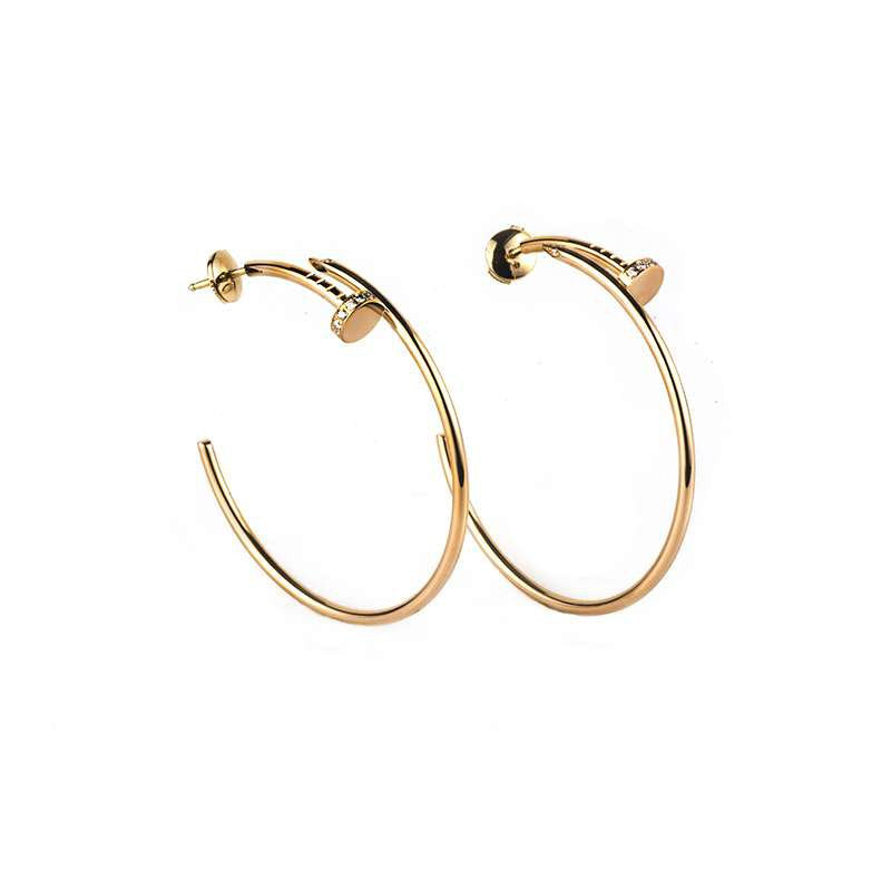 Lumi Juste Ohrringe, Gold, Diamanten, 1,8 mm 
