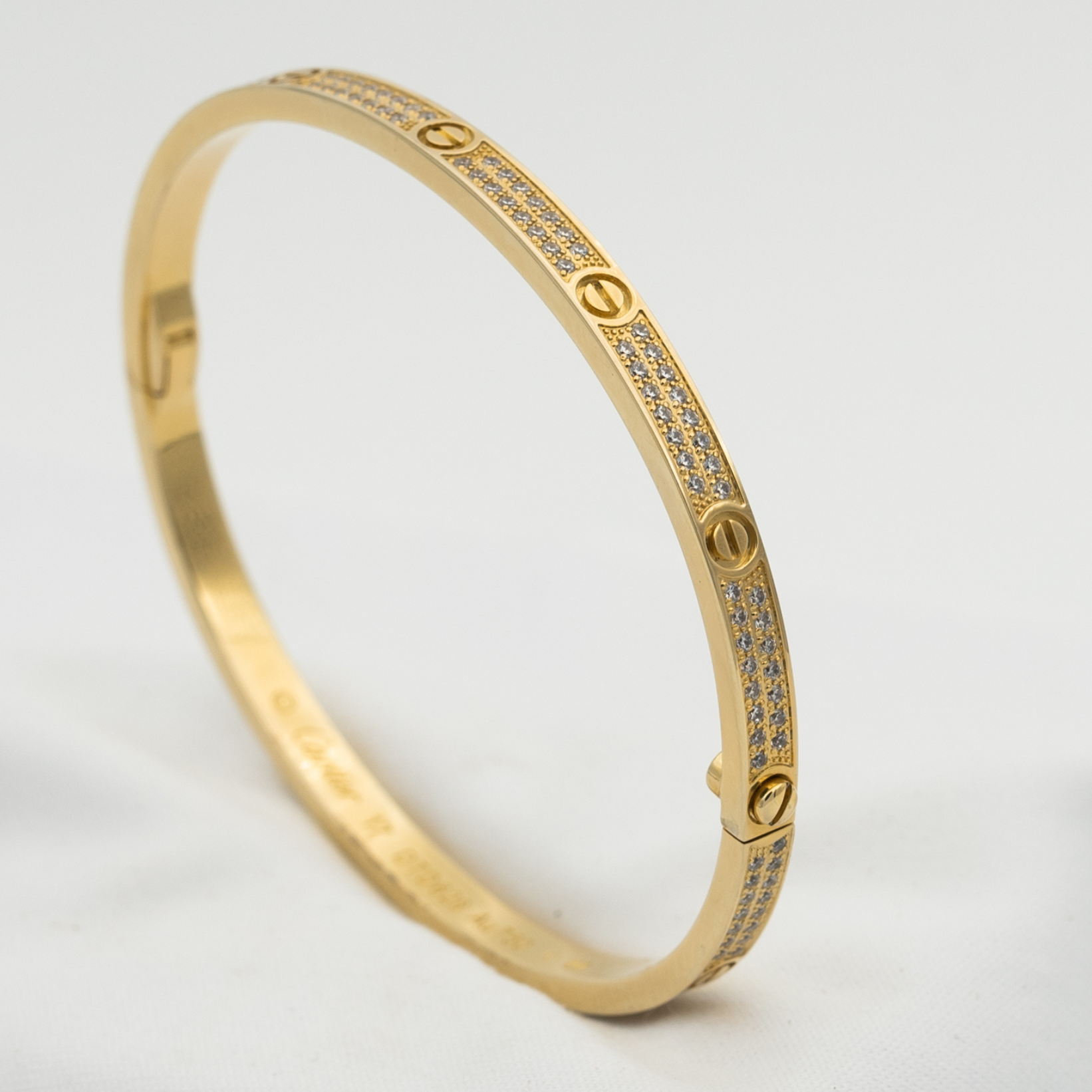 Lumi's LOVE Armband, 3,65 mm, diamantbesetzt