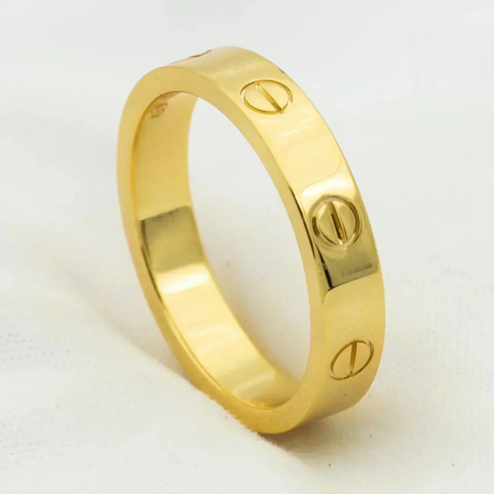 Lumi® LOVE RING 4MM 1 DIAMANT GOLD
