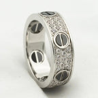 Lumi® LOVE RING, 5,5 MM DIAMANTEN, PAVED KERAMIK