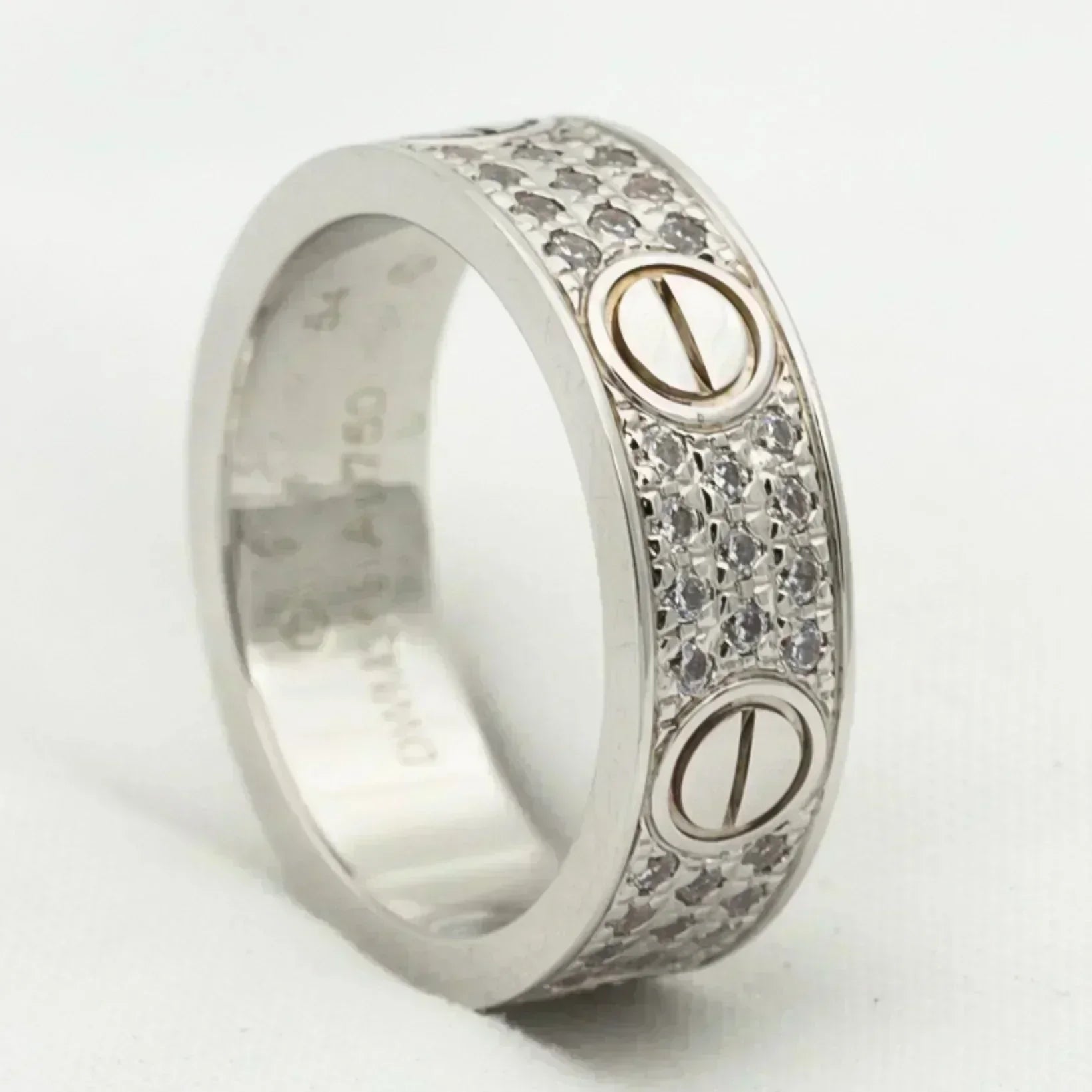 Lumi® LOVE RING, 5,5 MM DIAMANTEN PAVED