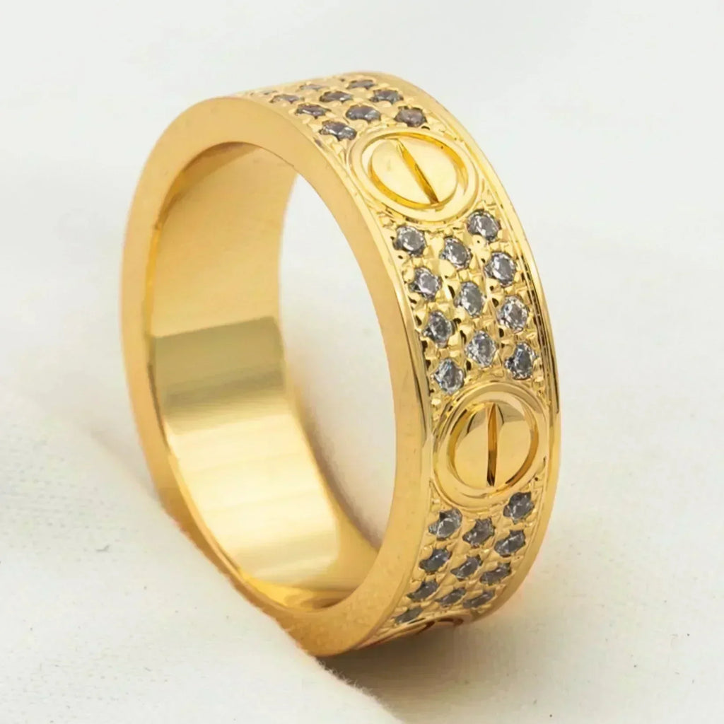Lumi® LOVE RING, 5,5 MM DIAMANTEN PAVED