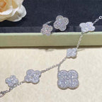 Lumi® CLOVER 6 MOTIFS SILBERNES DIAMANT-ARMBAND