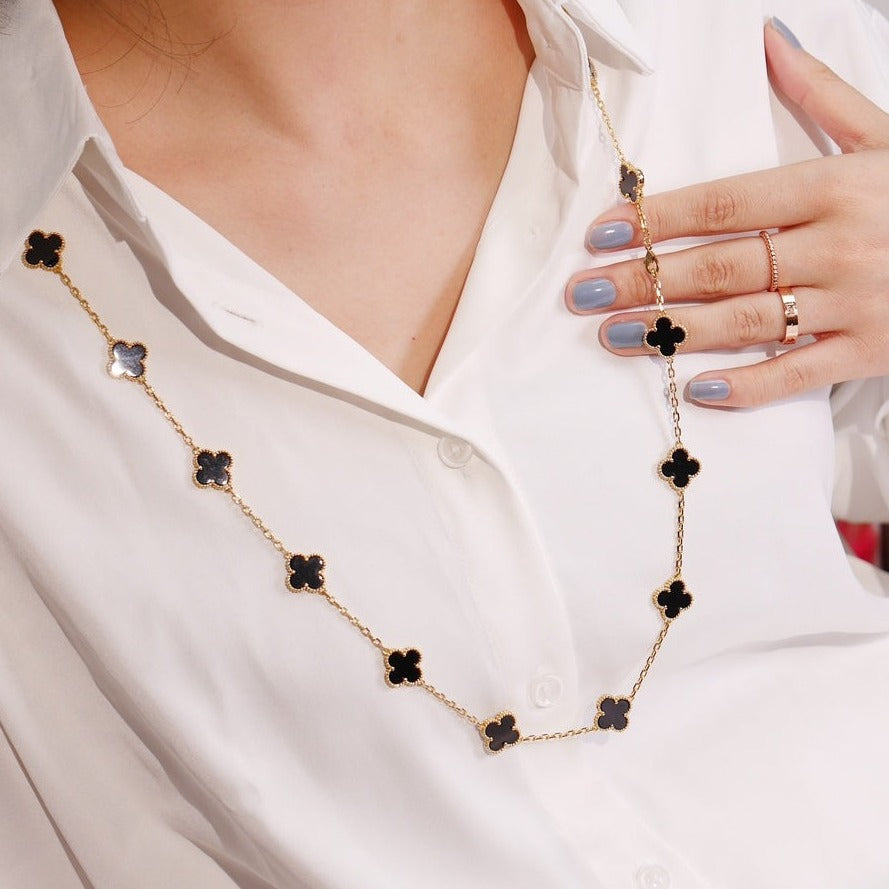 Lumi® CLOVER 20 MOTIVE ONYX ROSÉGOLD