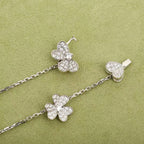 Lumi® FRIVOLE SILBERNE 9-BLUMEN-KETTE