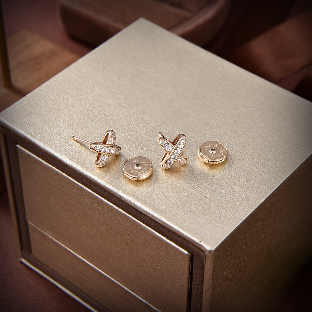 ¡®Lumi¡¯JEUX DE GOLD DIAMOND EARRINGS