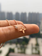 Lumi® BLOSSOM ANHÄNGER ROSÉGOLD UND DIAMANT
