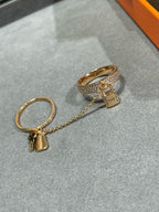 LumiHM Kelly Clochette Doppelring mit Diamanten