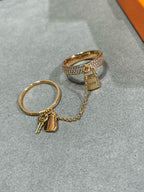 LumiHM Kelly Clochette Doppelring mit Diamanten